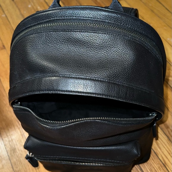BLACK COACH LEATHER BACKPACK! main image 8